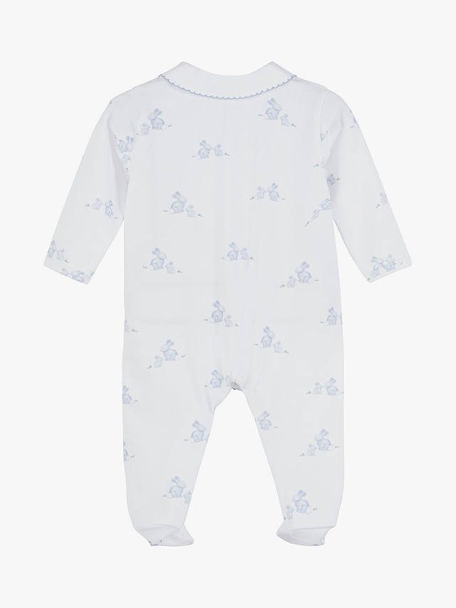 Trotters Lapinou Baby Organic Cotton Bunny All-In-One, Pale Blue