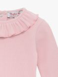 Trotters Baby Grace Willow Collar Bodysuit, Dusty Pink