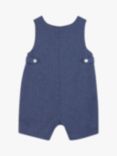 Trotters Baby Archie Embroidered Car Romper, Navy/Henry
