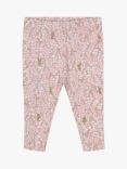 Trotters Baby Woodland Bunny Leggings, Rose Pink