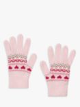 Trotters Kids' Cashmere Wool Blend Fair Isle Gloves
