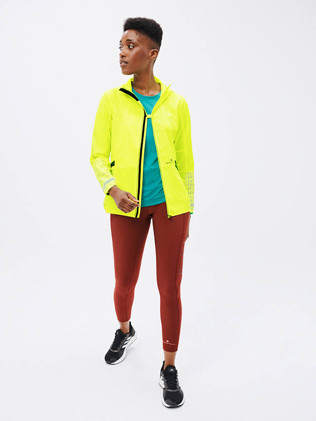 Ronhill Tech Afterhours Women's Running Jacket, Yellow/Charcoal/Reflect