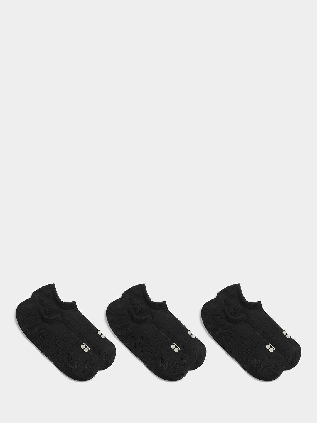 Sweaty Betty No Show Socks, Pack of 3, Black at John Lewis & Partners