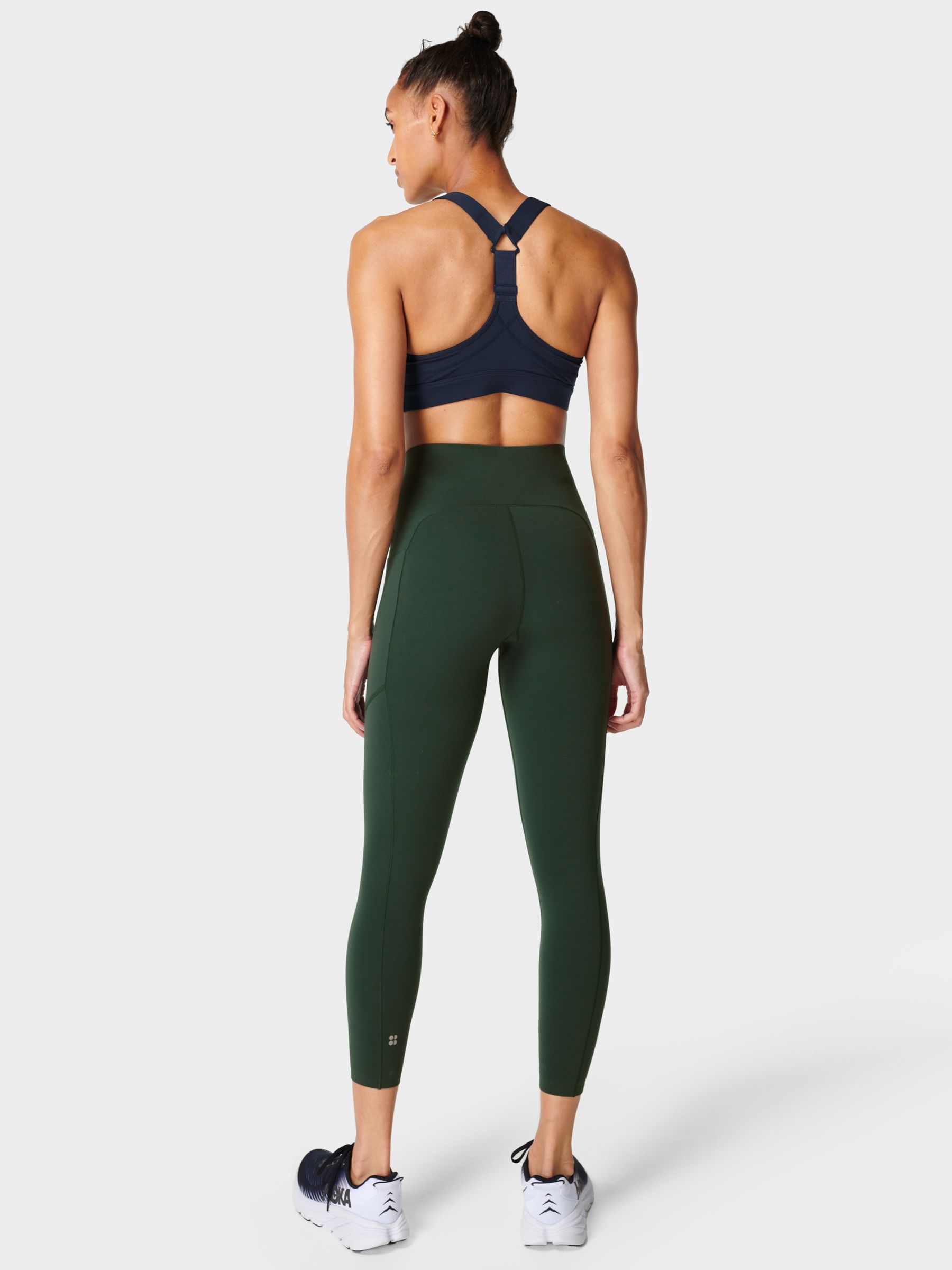 Power 7/8 Gym Leggings - Green Luxe Floral Print, Women's Leggings