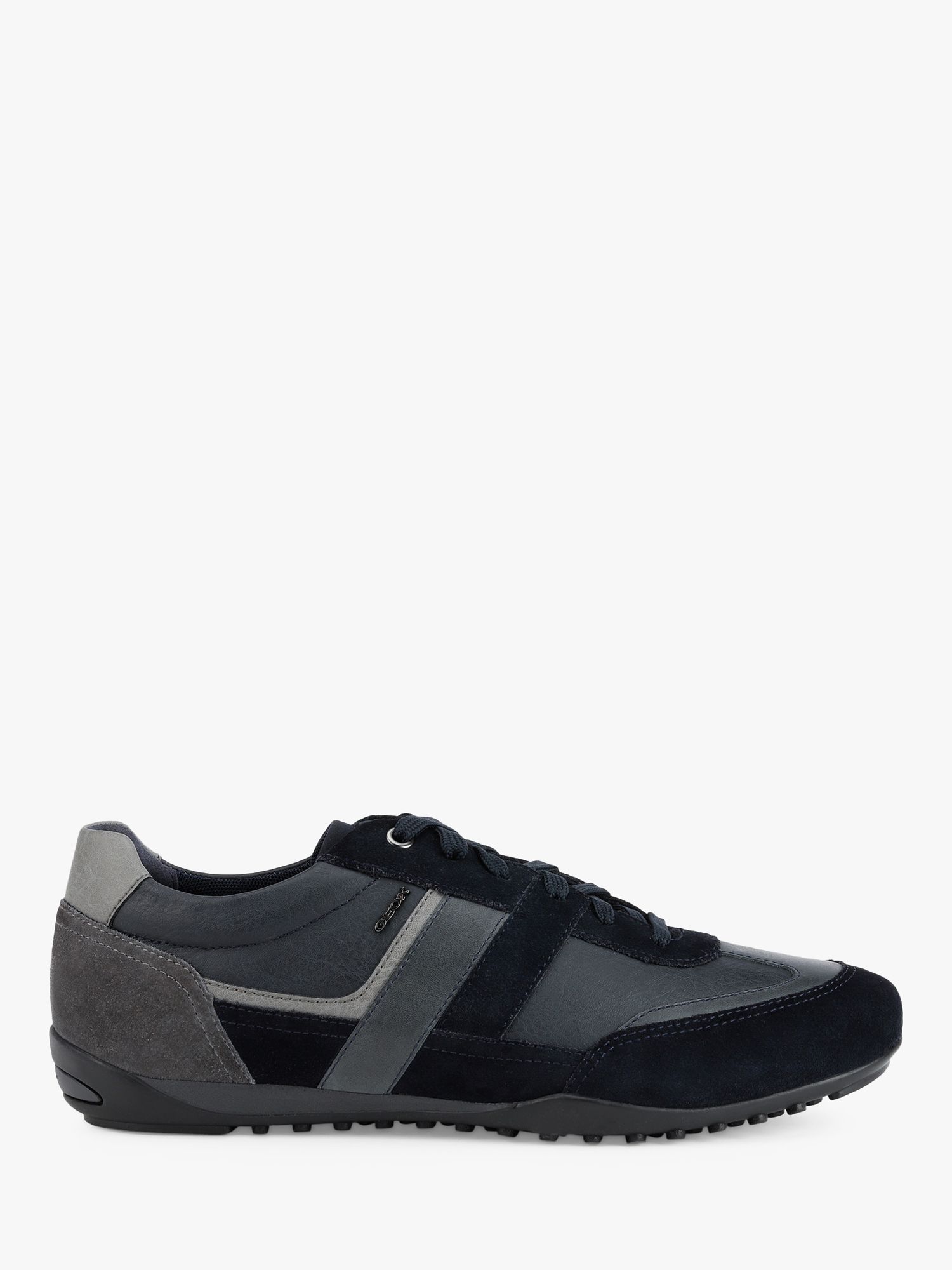 Geox Wells Suede Lace Up Trainers, at John Lewis & Partners