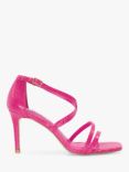 Dune Musical Strappy Stiletto Heel Sandals, Pink