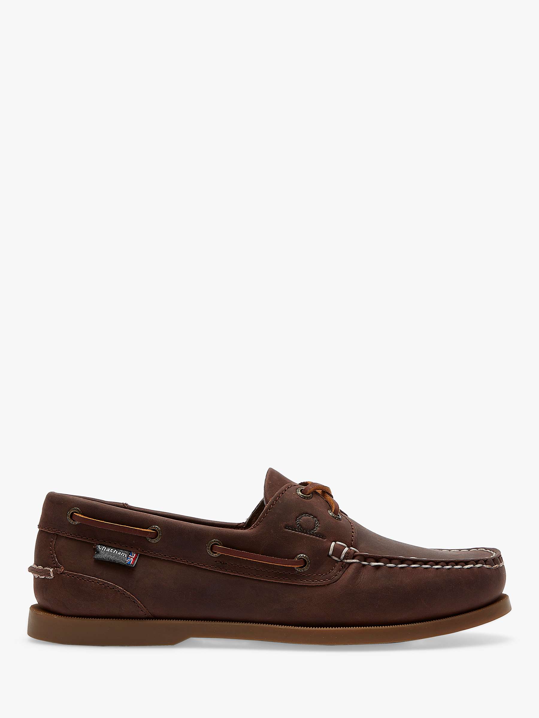Buy Chatham Deck II G2 Leather Boat Shoes, Chocolate Online at johnlewis.com