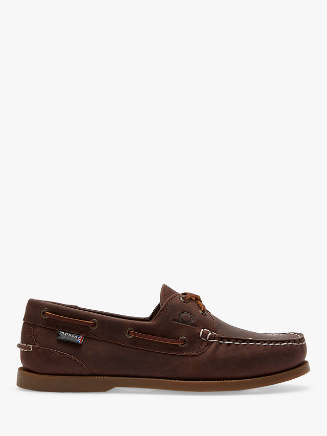 Chatham Deck II G2 Leather Boat Shoes, Chocolate