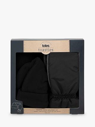 totes Golf Thermal Hat, Gloves And Snood Set, Black