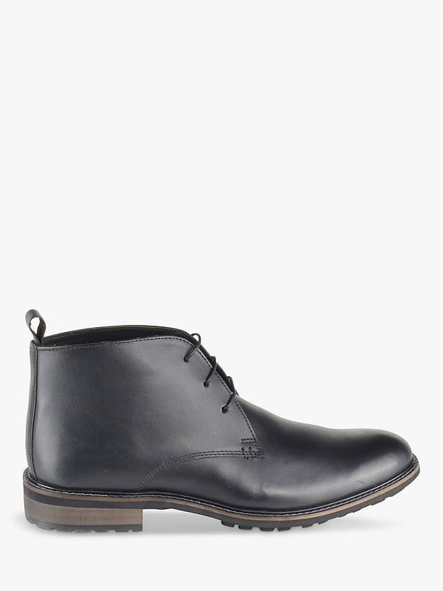 Silver Street London Ludgate Leather Chukka Boots, Black 
