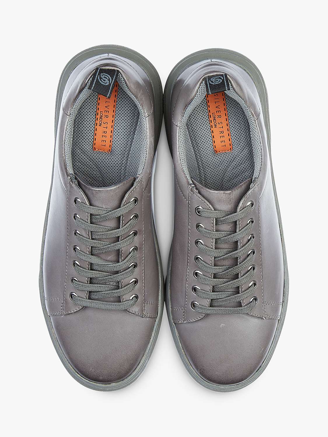 Buy Silver Street London Charterhouse Leather Trainers Online at johnlewis.com