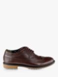 Silver Street London Fenchurch Leather Brogue Shoes, Burgundy