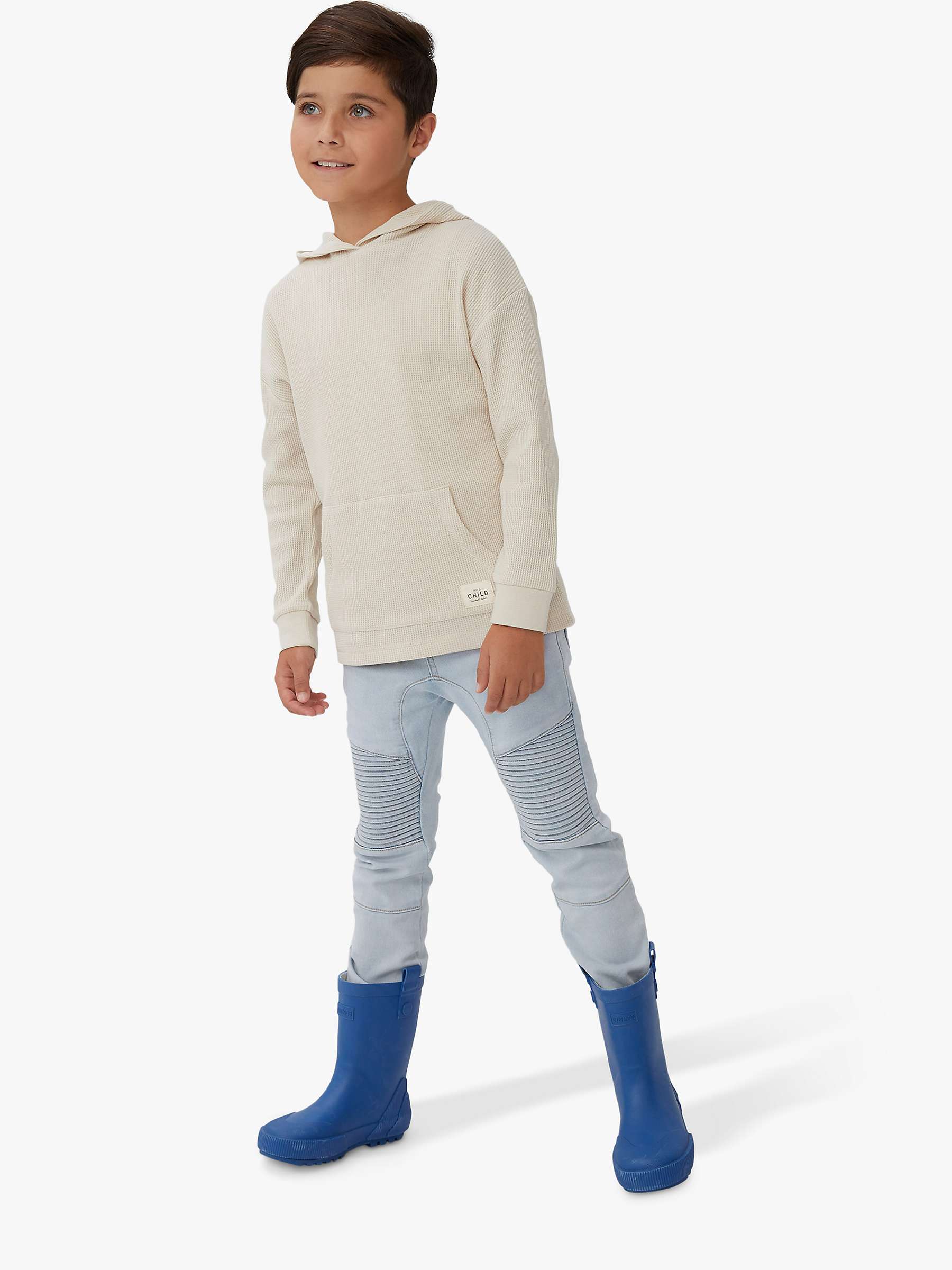 Buy Cotton On Kids' Waffle Knit Hoodie Online at johnlewis.com