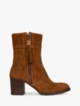 Penelope Chilvers Fina Suede Cropped Taseel Ankle Boots, Peat