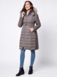 Seraphine Lily 3-in-1 Down Filled Maternity Coat, Taupe