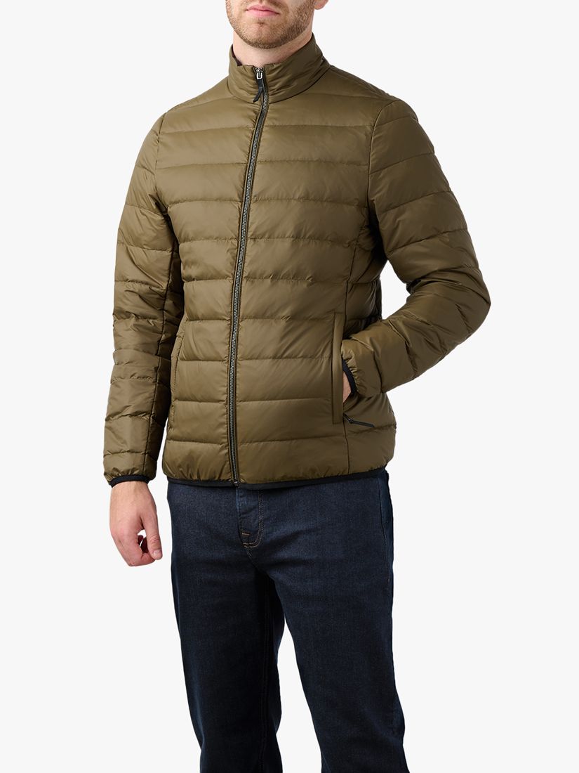 Guards London Evering Lightweight Packable Down Jacket, Olive, 36R