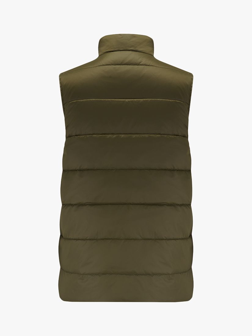 Guards London Ufton Lightweight Packable Down Gilet, Olive, 36R
