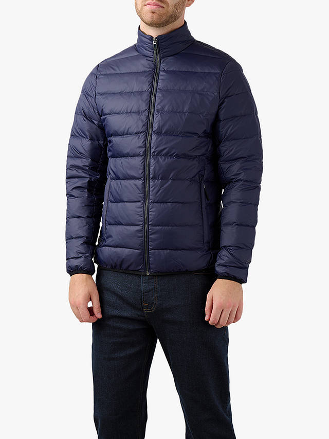 Guards London Evering Lightweight Packable Down Jacket, Navy