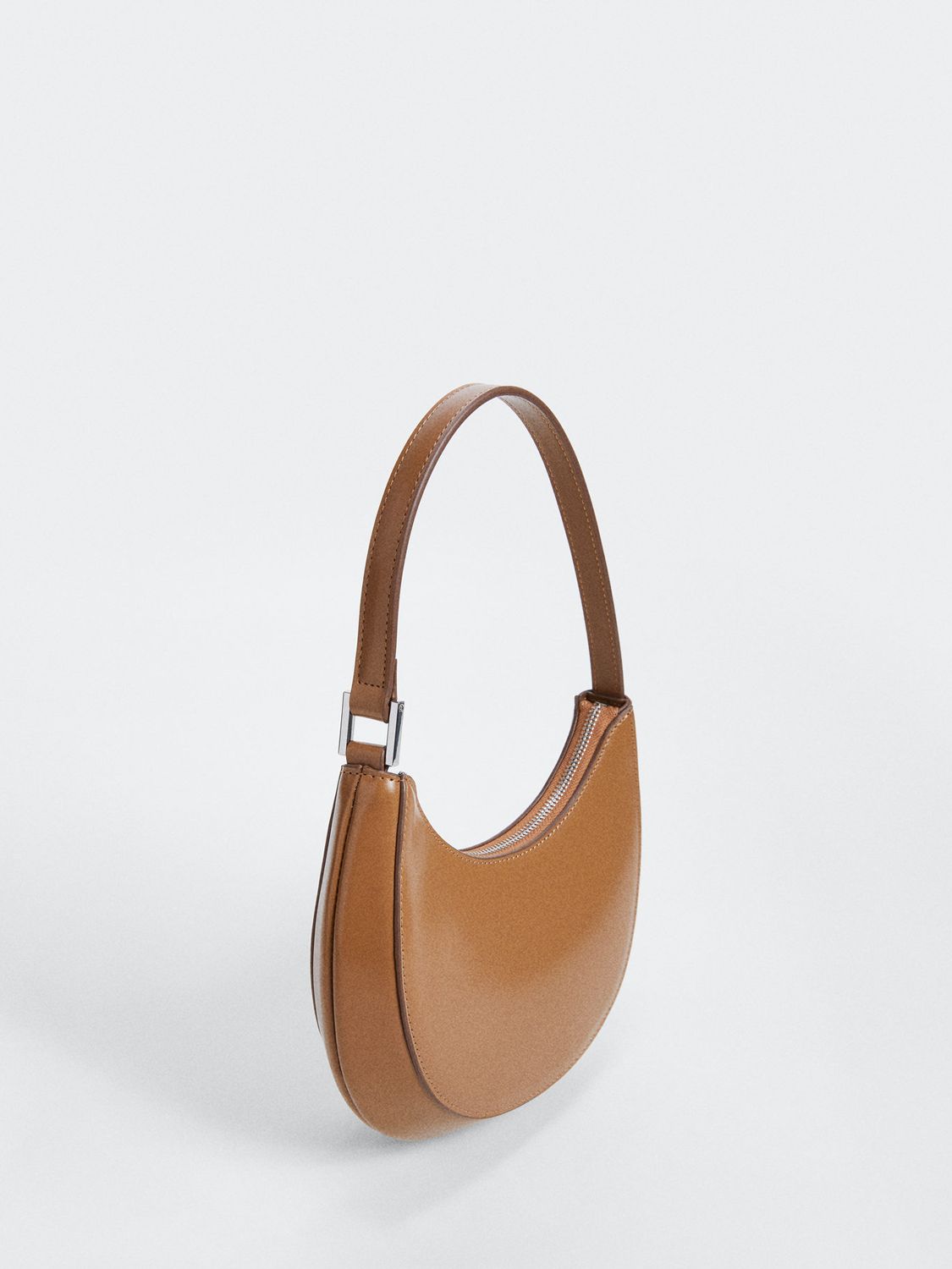 Oval short handle bag - Woman  MANGO OUTLET United Kingdom