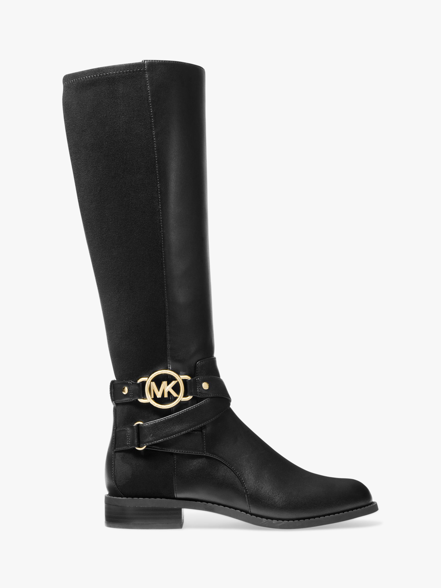 Michael Kors Rory Leather Knee High Boots, Black