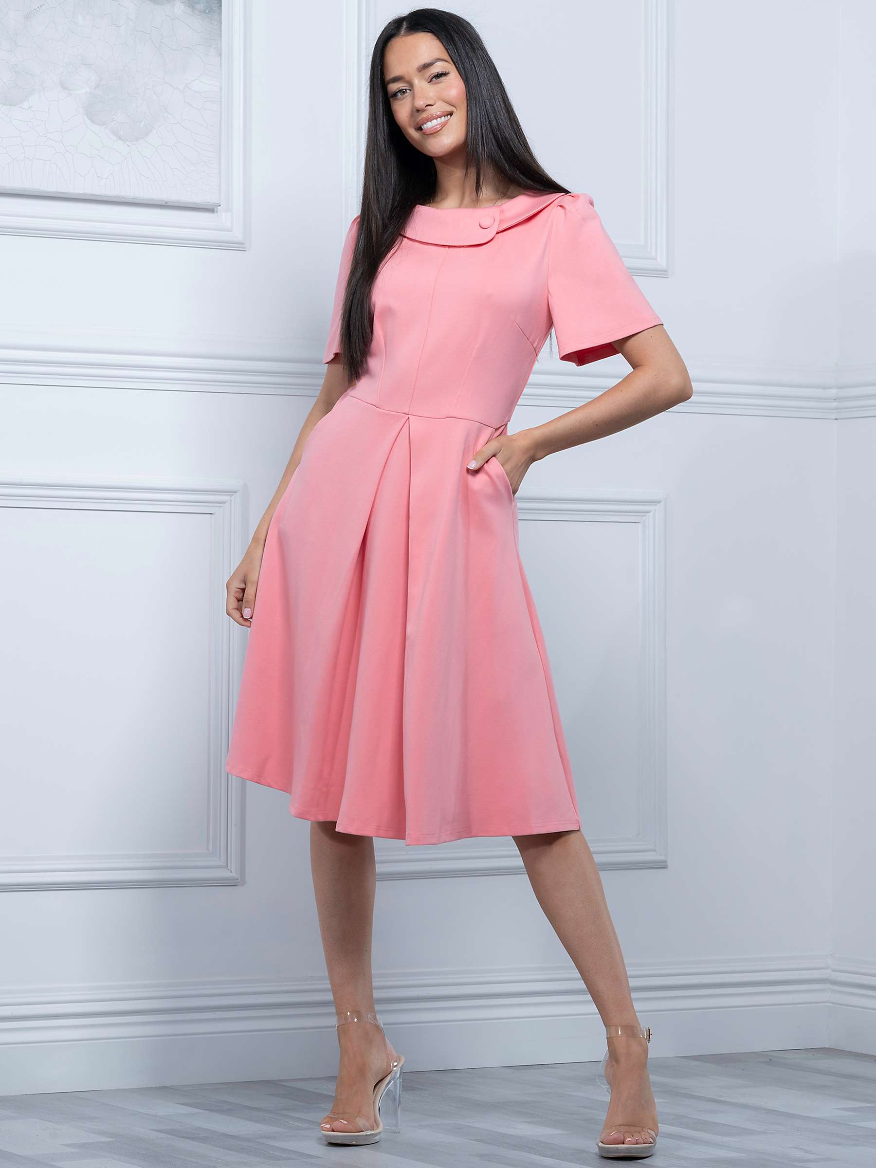 Buy Jolie Moi Sophia Flared Dress Online at johnlewis.com