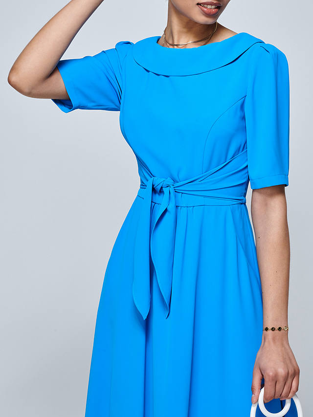 Jolie Moi Gemma Belted Midi Dress, Blue