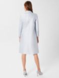 Hobbs Adela Knee Length Coat, Pale Blue