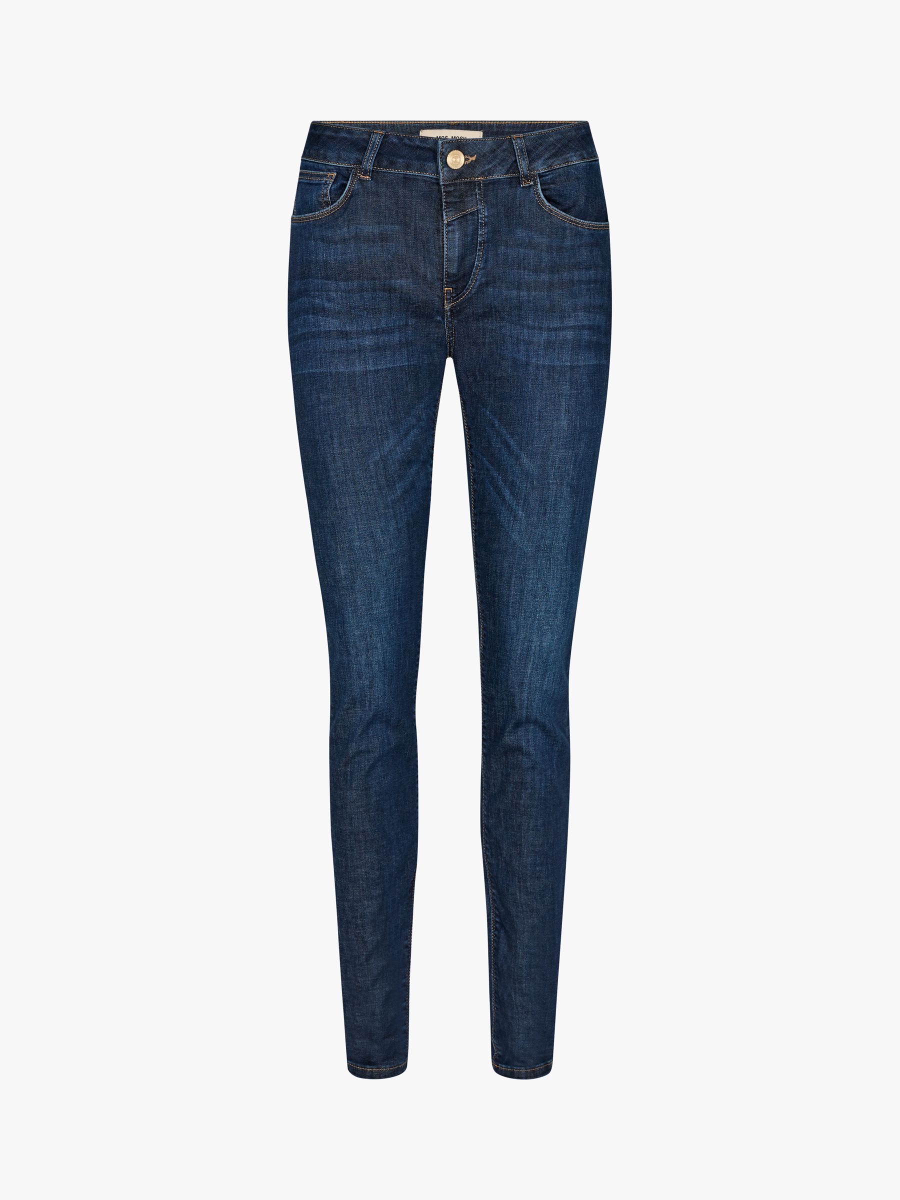 MOS MOSH Naomi Tailored Fit Jeans, Blue Denim, 25R
