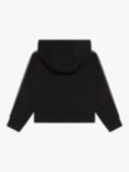 Michael Kors Kids' Zip Up Logo Tape Sleeve Cardigan, Black