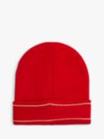 Michael Kors Kids' Logo Turn Up Beanie Hat, Bright Red