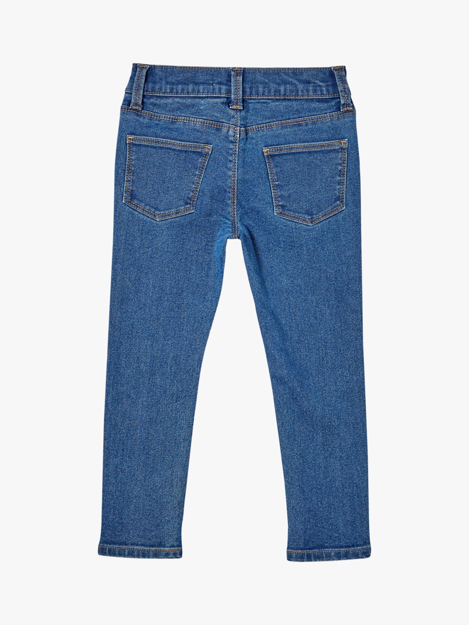 Cotton On Kids' Deadre Jeans, Indigo Wash at John Lewis & Partners