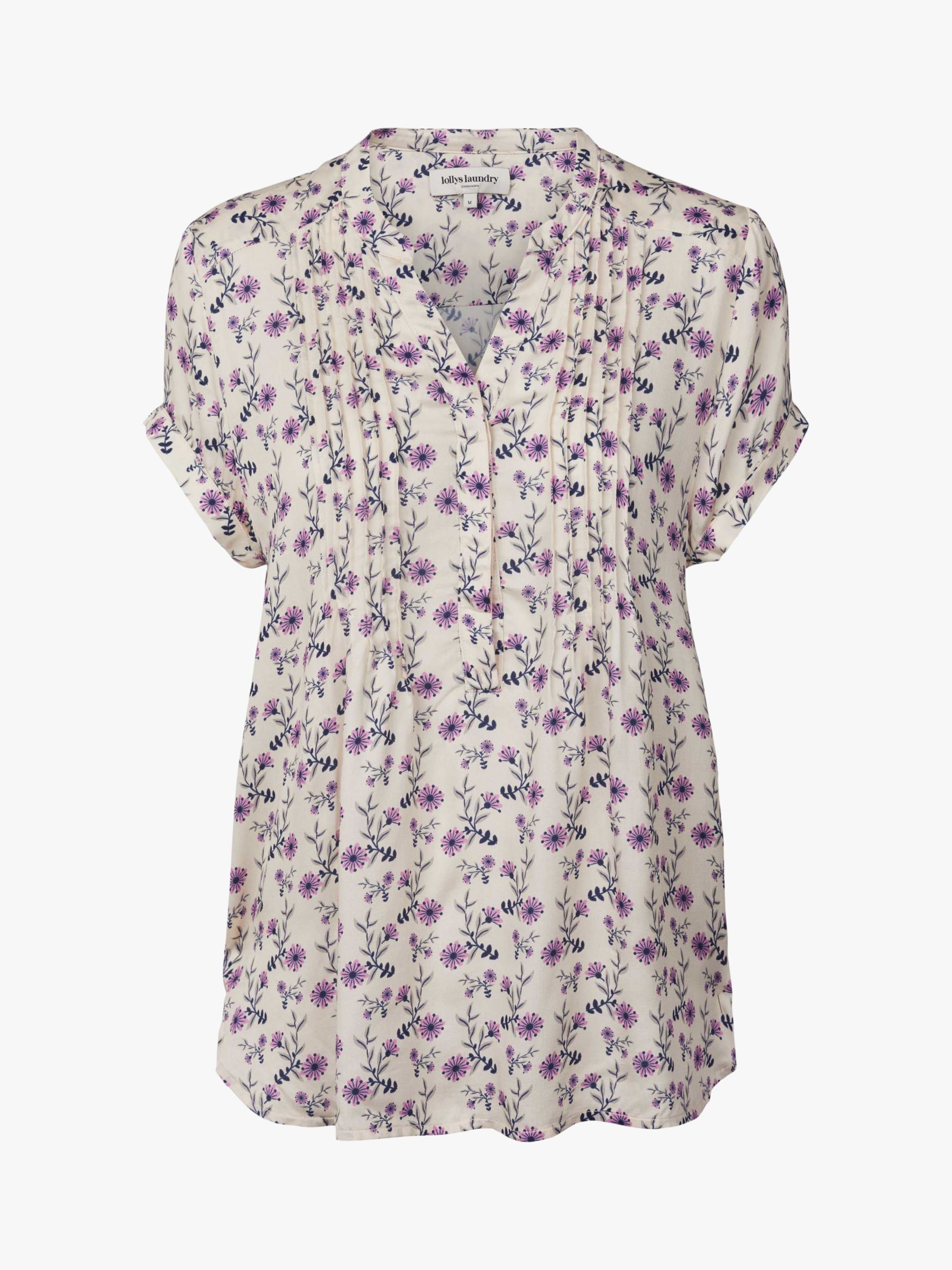 Lollys Laundry Heather Floral Blouse, Cream/Multi at John Lewis & Partners