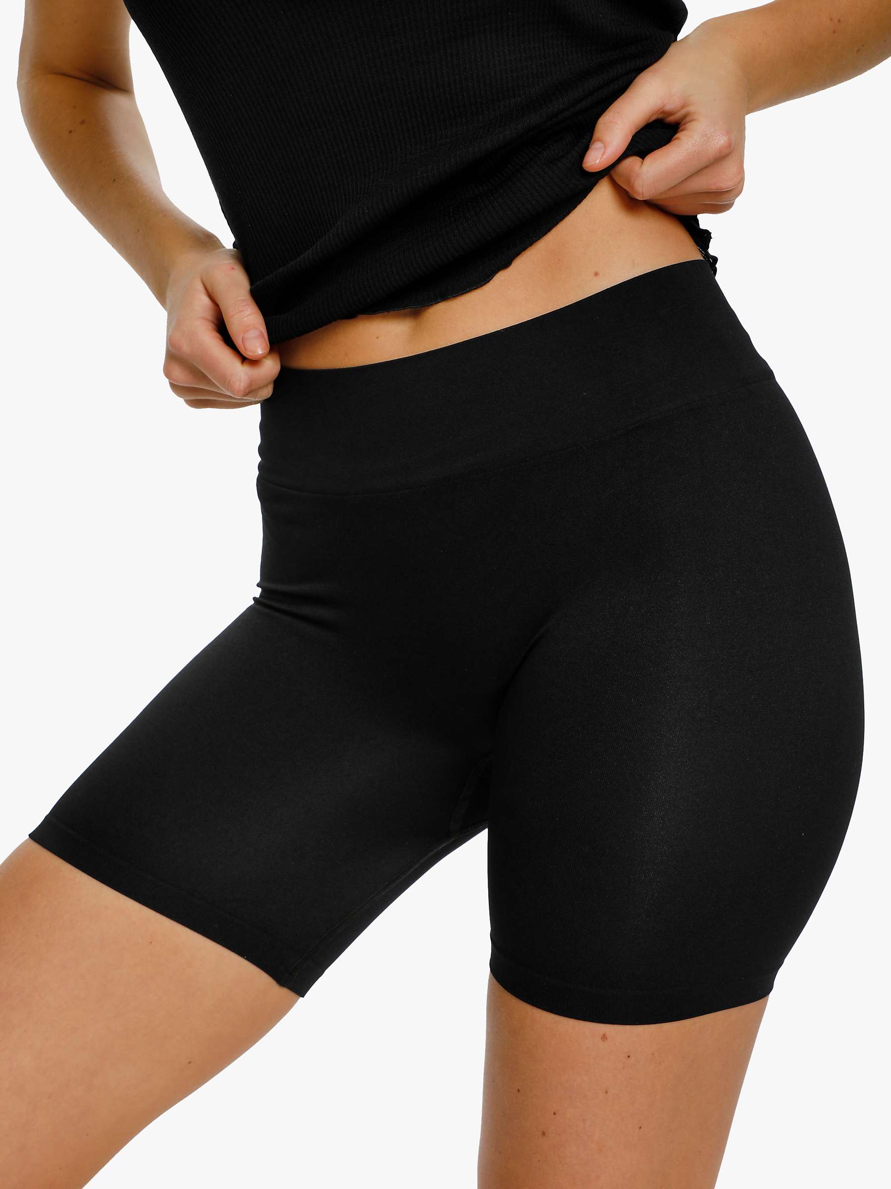 Buy Saint Tropez Ninna Inner Shorts, Black Online at johnlewis.com