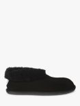 Celtic & Co. Men's Sheepskin Bootee Slippers, Black