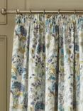 Voyage Country Hedgerow Pair Lined Pencil Pleat Curtains, Sky