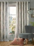 Voyage Azolla Pair Lined Eyelet Curtains, Multi