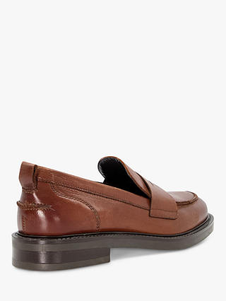 Dune Geeno Leather Loafers, Tan