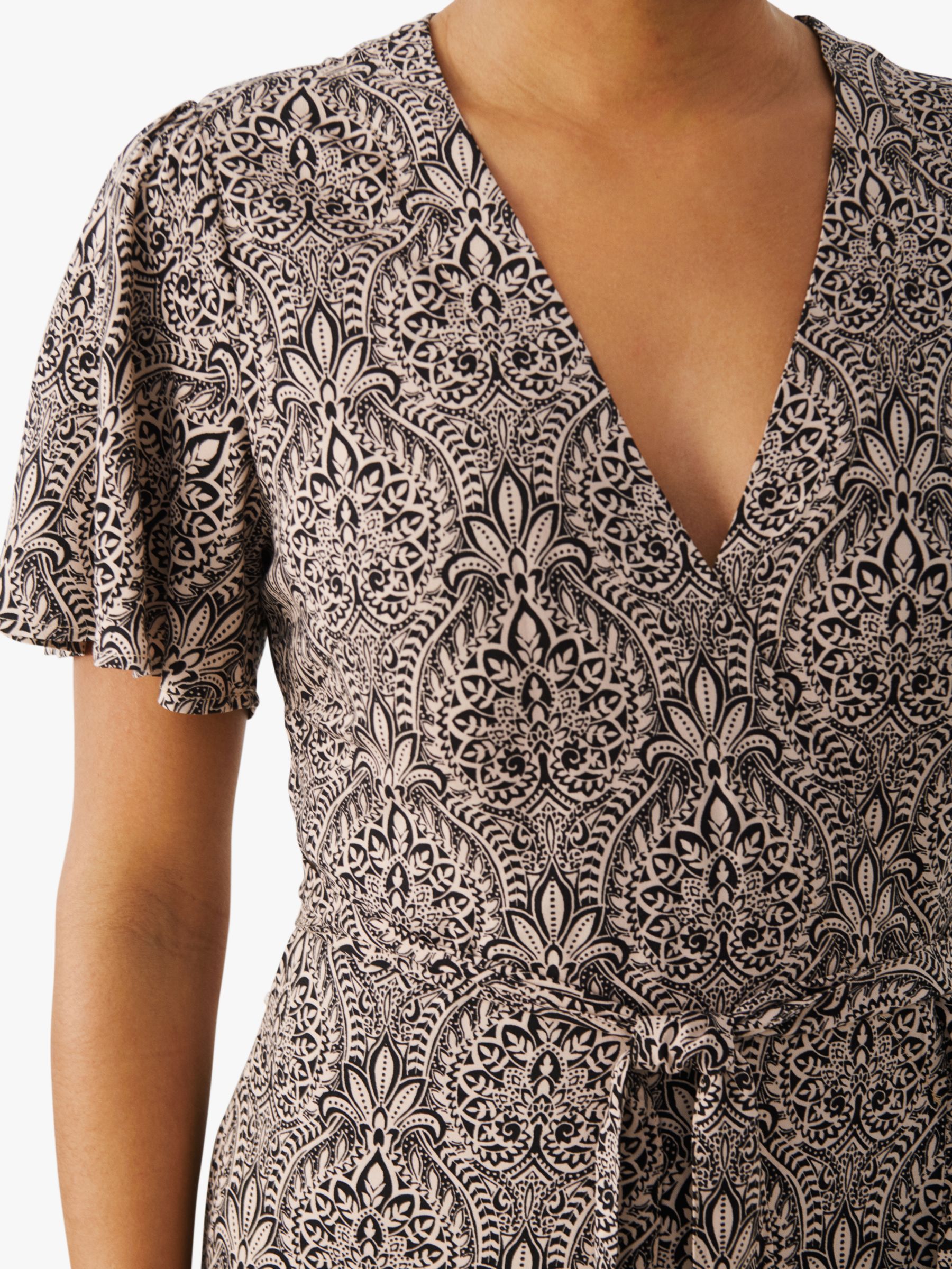 Buy Part Two Clarina Short Sleeve Ruffle Wrap Midi Dress Online at johnlewis.com