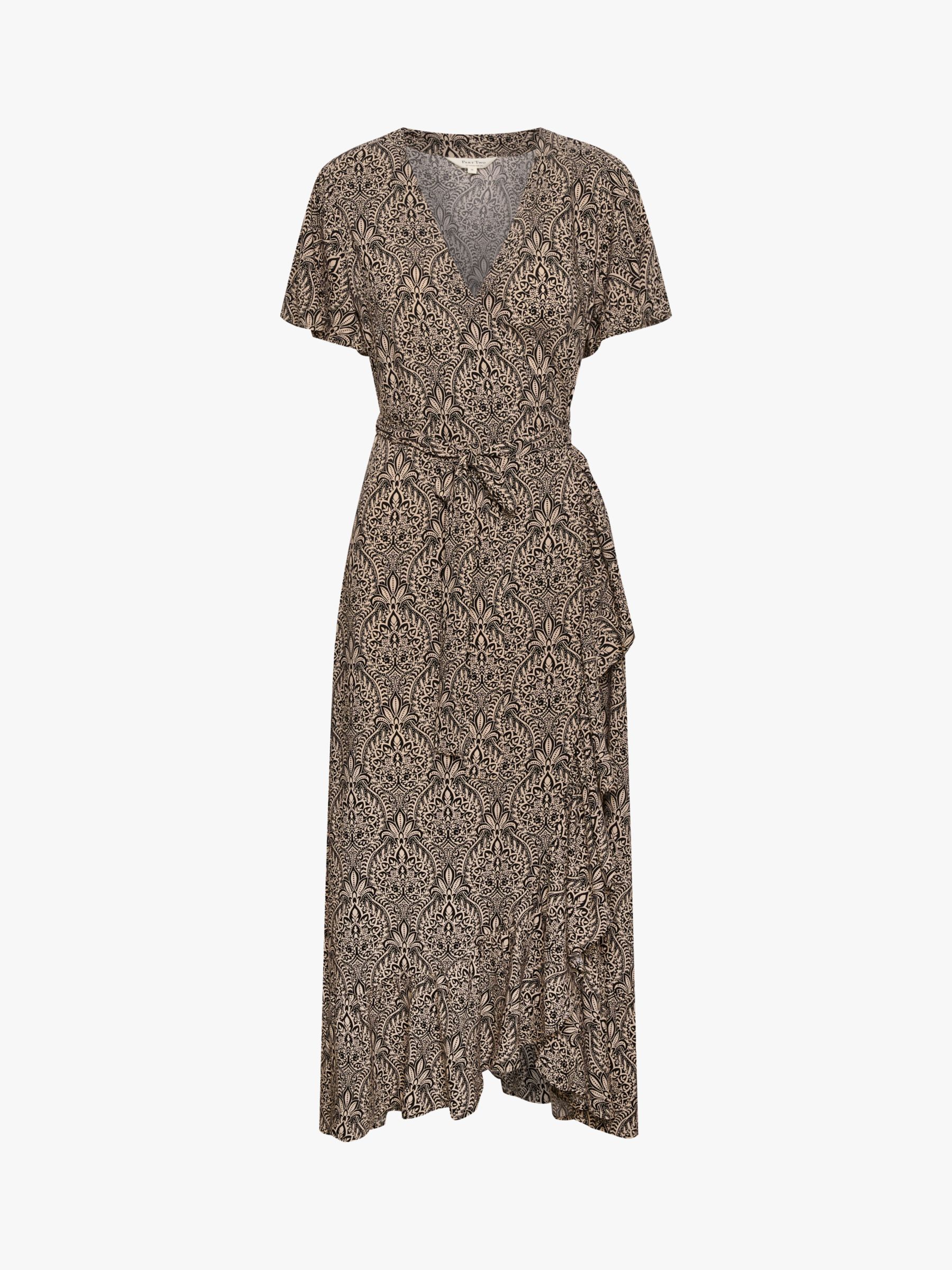 Buy Part Two Clarina Short Sleeve Ruffle Wrap Midi Dress Online at johnlewis.com
