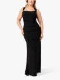Adrianna Papell Jersey Knit Sleeveless Maxi Dress, Black