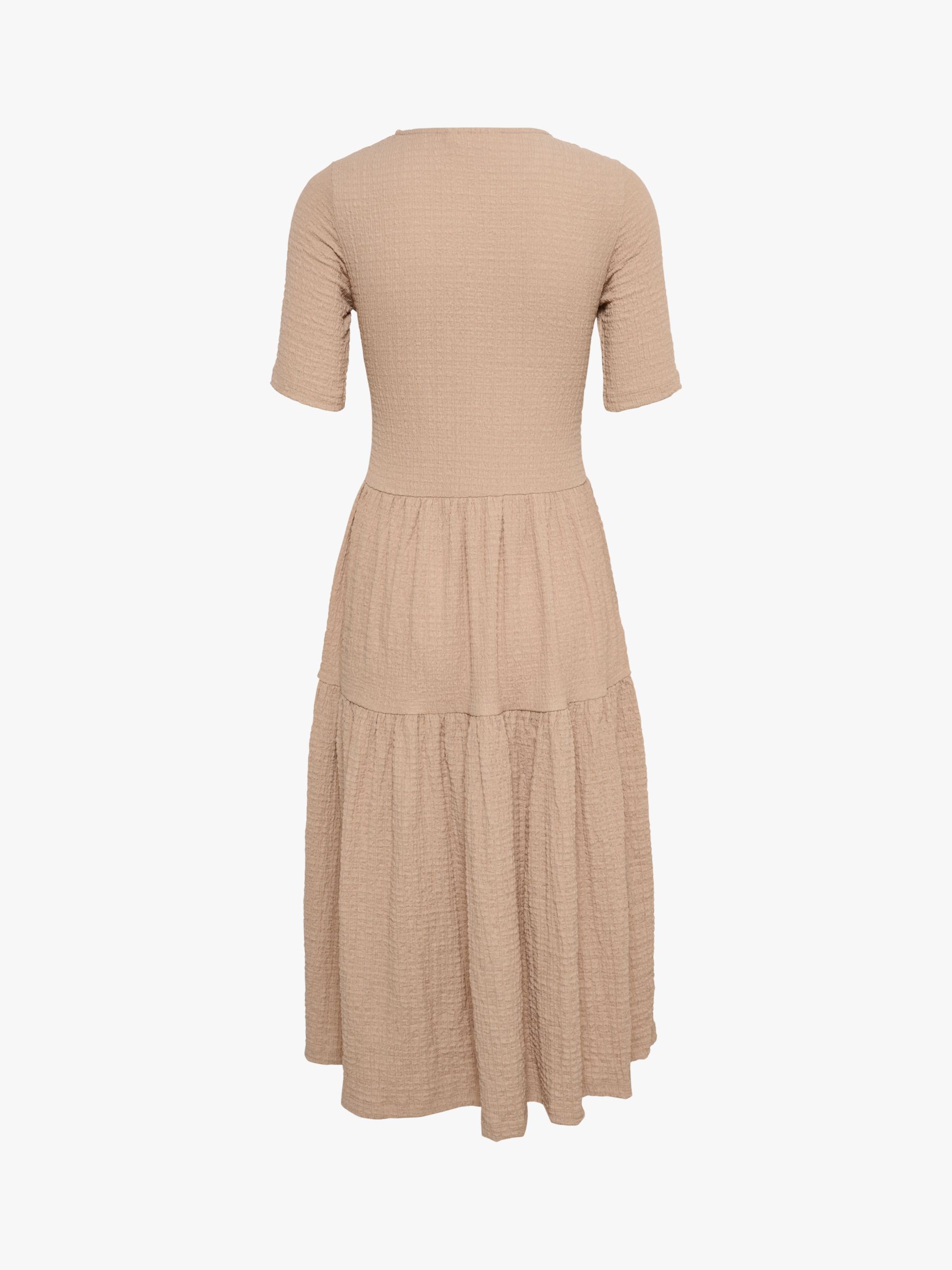 InWear Lanyal Vanya Textured Midi Dress, Sandstone, XS