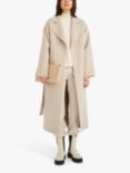 InWear Milla Wool Mid Calf Length Coat, French Nougat