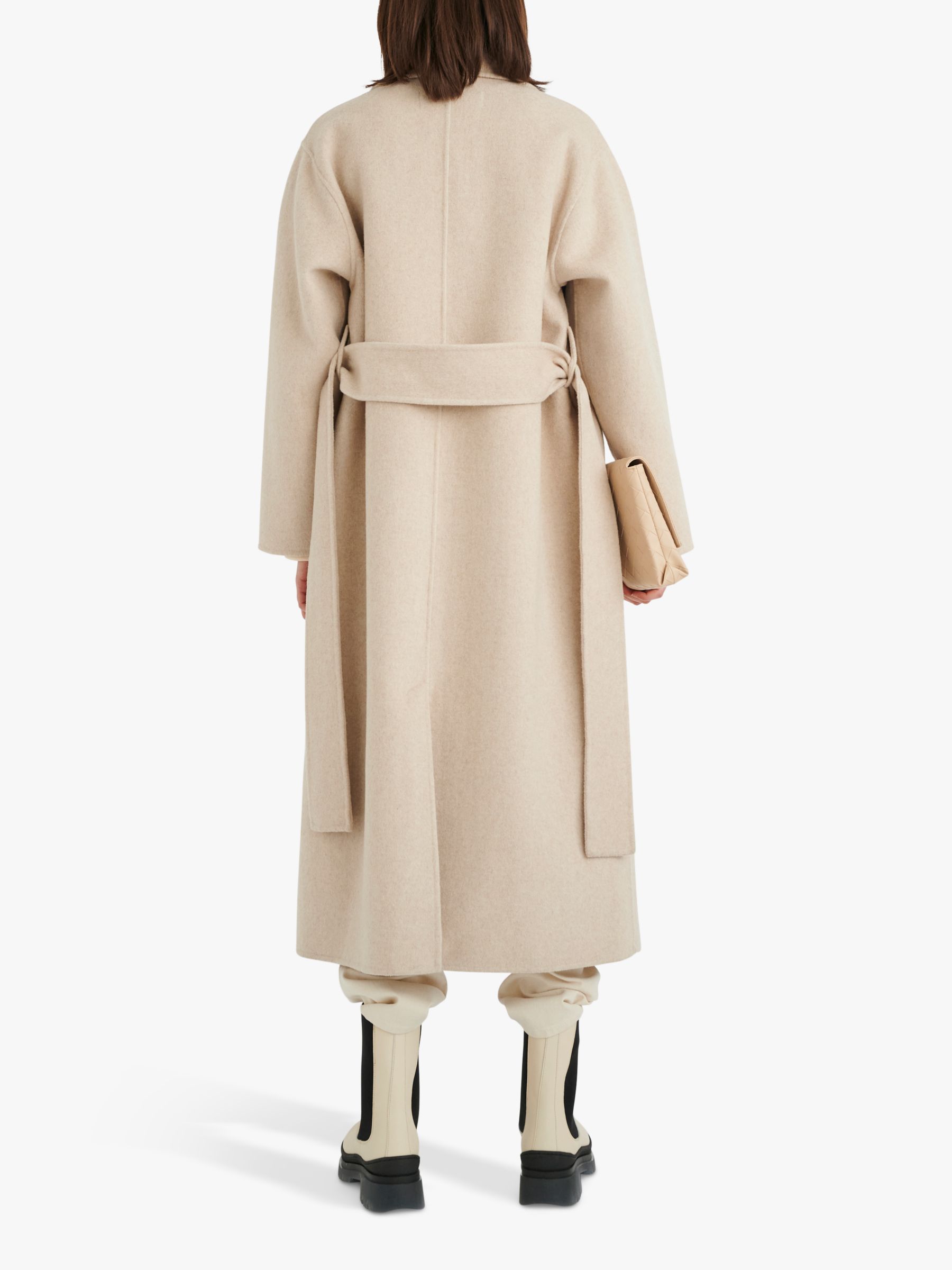 Buy InWear Milla Wool Mid Calf Length Coat, French Nougat Online at johnlewis.com
