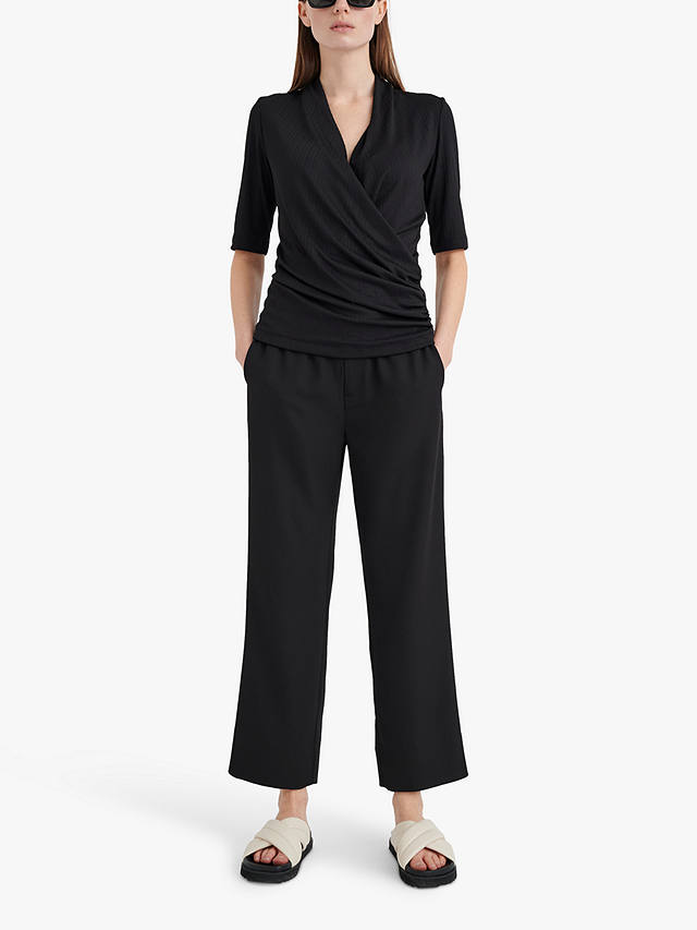 InWear Kailey Casual Trousers, Black at John Lewis & Partners