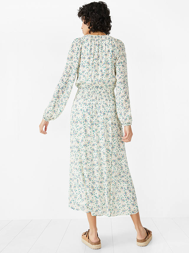 HUSH Lisa Mini Meadow Floral Midi Dress, Multi