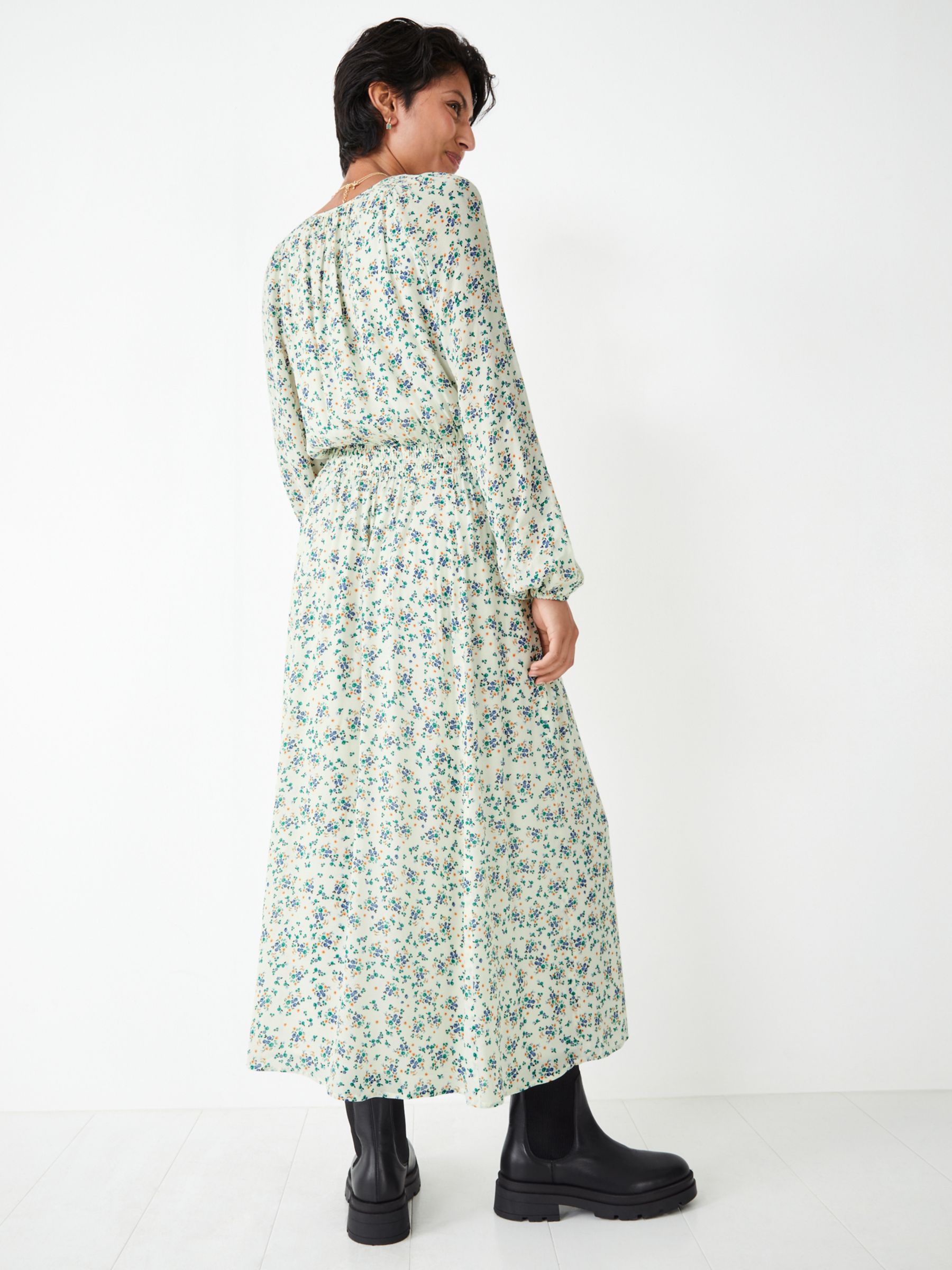 hush Lisa Mini Meadow Floral Midi Dress, Multi at John Lewis & Partners