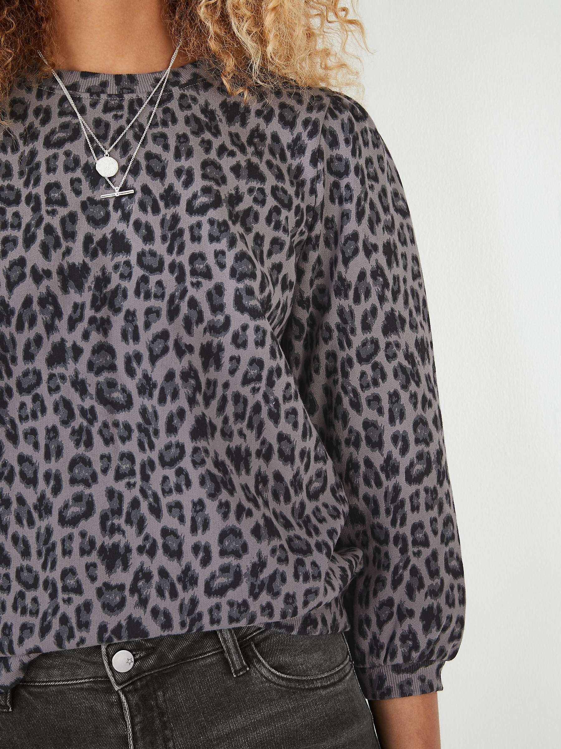 Hush beautiful leopard sweatshirt by Hush size s 
