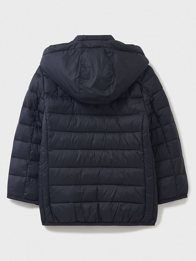 Crew Clothing Kids' Plain Quilted Jacket, Black