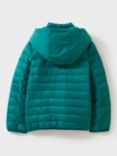 Crew Clothing Kids' Plain Quilted Jacket, Bottle Green