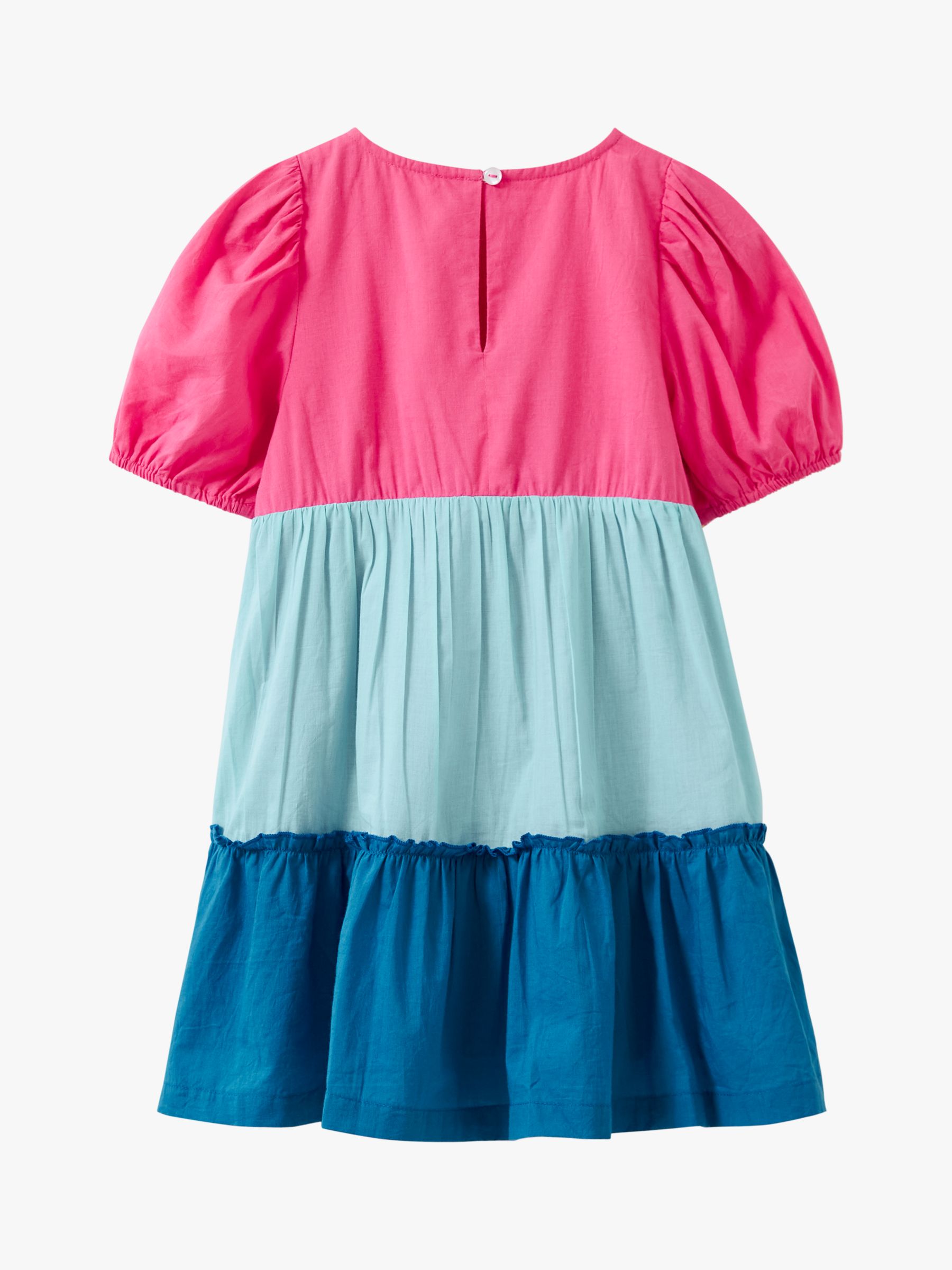 Buy Crew Clothing Kids' Colour Block Dress, Multi Online at johnlewis.com